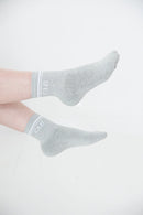Half Crew Socks 3 - PACK | Foot Soldier Mom™ | Cushioned Comfort for All - Day Support - Minikin Mischief Clothing Co.