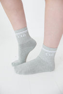 Half Crew Socks 3 - PACK | Foot Soldier Mom™ | Cushioned Comfort for All - Day Support - Minikin Mischief Clothing Co.