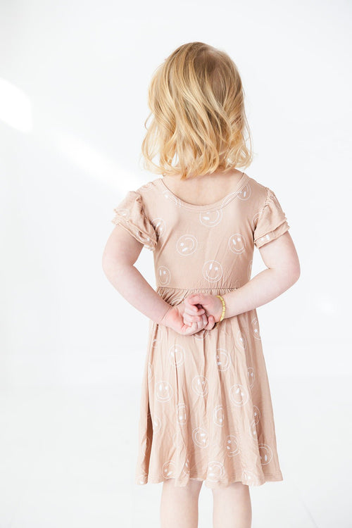 Bamboo Twirl Dress | Starry Eyed Smiles - Minikin Mischief Clothing Co.