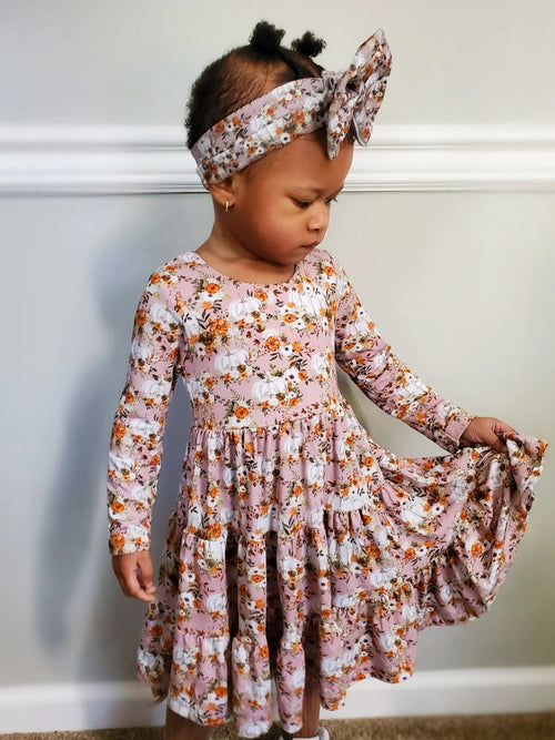 Long Sleeve Twirl Dress & Short Set - Minikin Mischief Clothing Co.