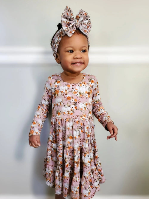 Long Sleeve Twirl Dress & Short Set - Minikin Mischief Clothing Co.