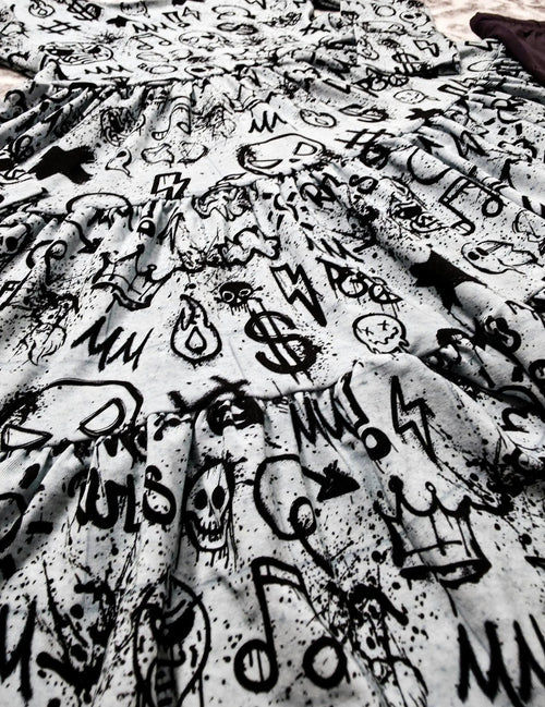 Long Sleeve Twirl Dress & Short Set - Minikin Mischief Clothing Co.