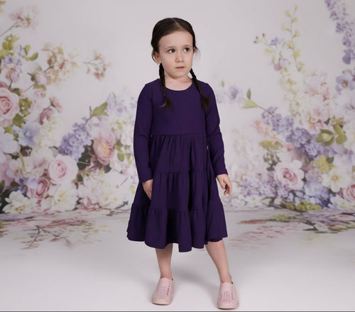 Long Sleeve Twirl Dress & Short Set - Minikin Mischief Clothing Co.