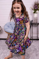 Short Sleeve Dress & Short Set - Minikin Mischief Clothing Co.