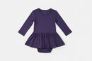 Long Sleeve Bamboo Bodysuit Twirl - Minikin Mischief Clothing Co.