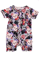 Short Sleeve Shortie Romper - Minikin Mischief Clothing Co.