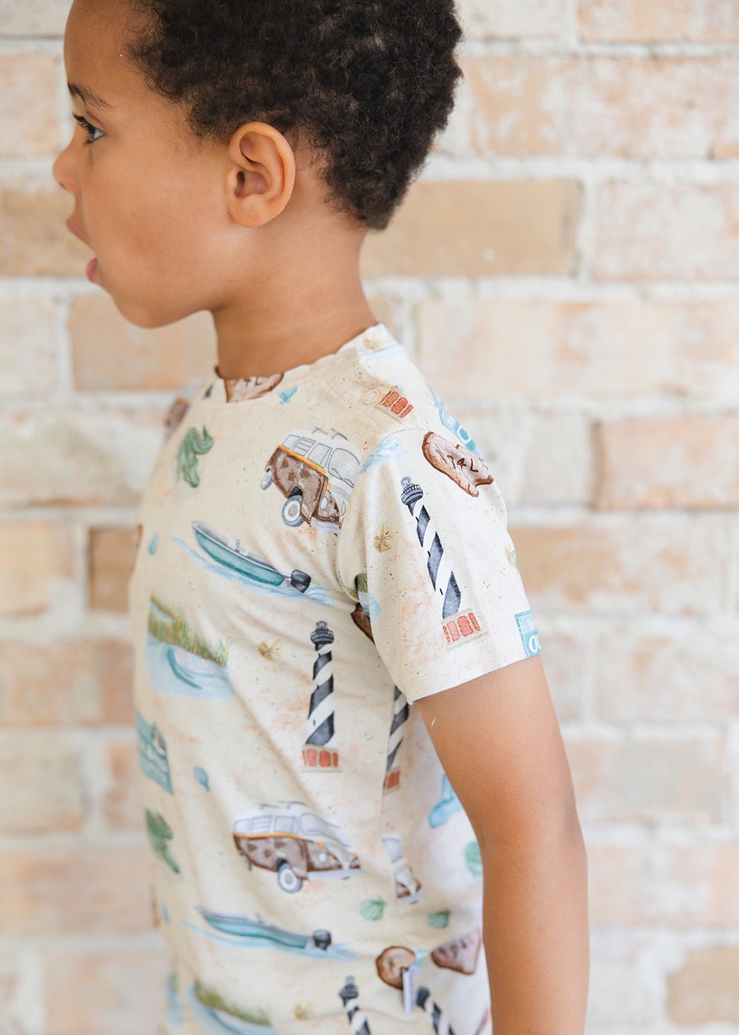 Bamboo Shortie Set | Outer Banks - Minikin Mischief Clothing Co.