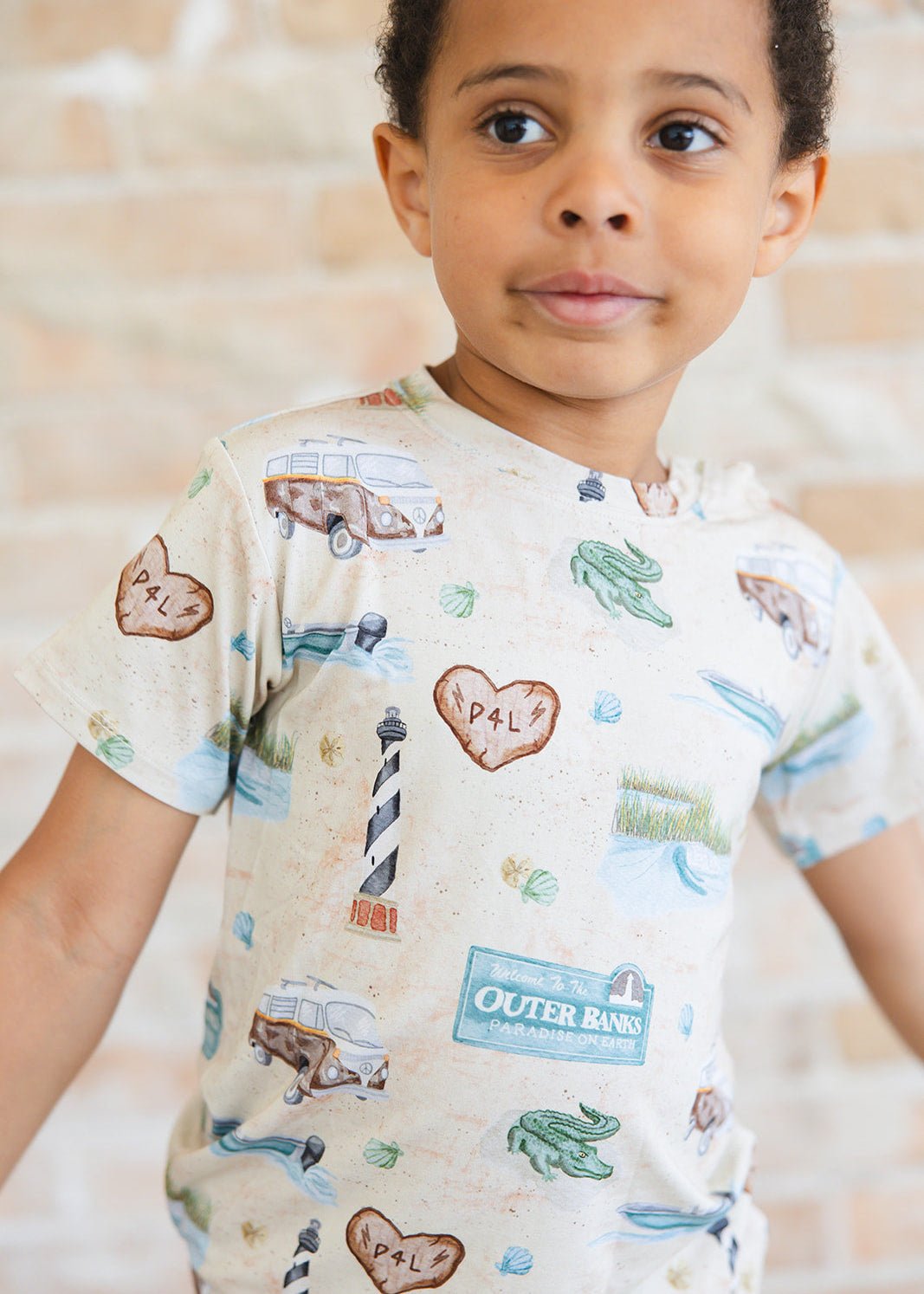 Bamboo Shortie Set | Outer Banks - Minikin Mischief Clothing Co.