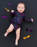 Long Sleeve Bamboo Bodysuit Twirl - Minikin Mischief Clothing Co.