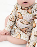 Long Sleeve Bamboo Bodysuit Twirl - Minikin Mischief Clothing Co.