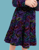 Long Sleeve Twirl Dress & Short Set - Minikin Mischief Clothing Co.