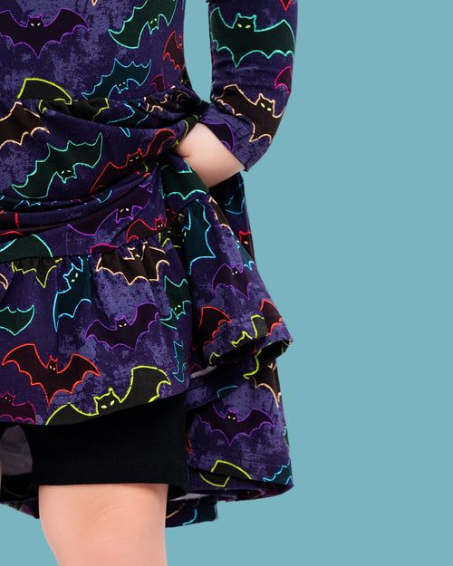 Long Sleeve Twirl Dress & Short Set - Minikin Mischief Clothing Co.