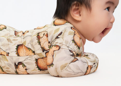 Long Sleeve Convertible Zippy Romper - Minikin Mischief Clothing Co.