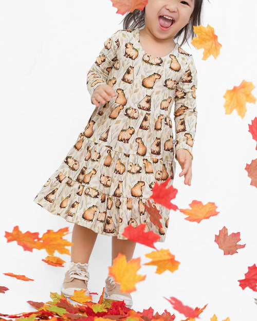 Long Sleeve Twirl Dress & Short Set - Minikin Mischief Clothing Co.