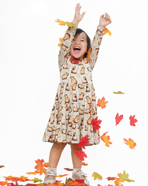 Long Sleeve Twirl Dress & Short Set - Minikin Mischief Clothing Co.