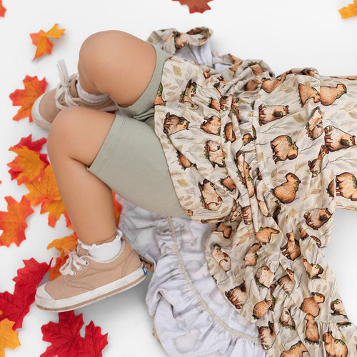 Long Sleeve Twirl Dress & Short Set - Minikin Mischief Clothing Co.