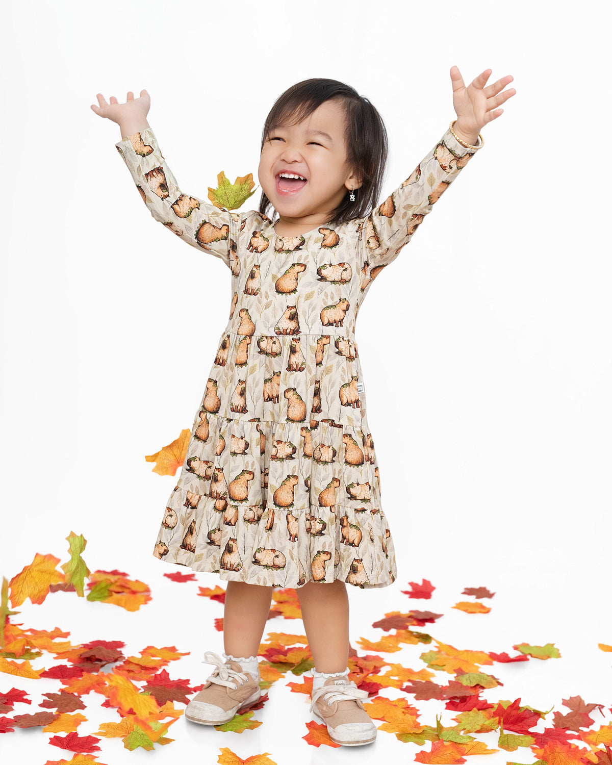 Long Sleeve Twirl Dress & Short Set - Minikin Mischief Clothing Co.