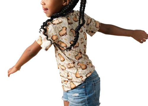 Bamboo Short Sleeve Tee - Kids - Minikin Mischief Clothing Co.