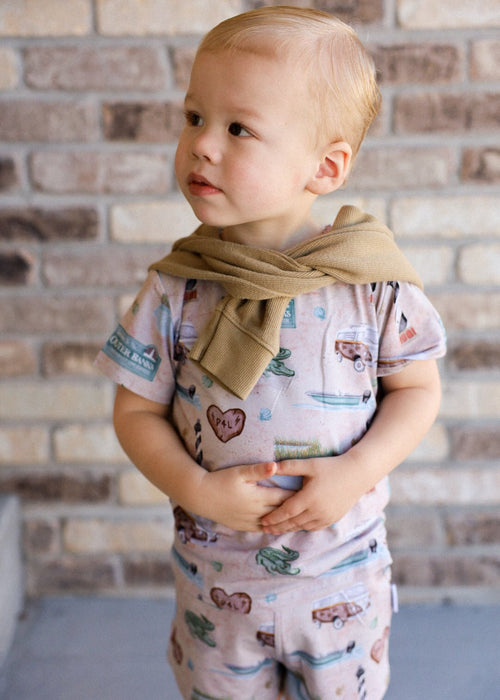 Bamboo Shortie Set | Outer Banks - Minikin Mischief Clothing Co.