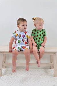 Short Sleeve Shortie Romper - Minikin Mischief Clothing Co.