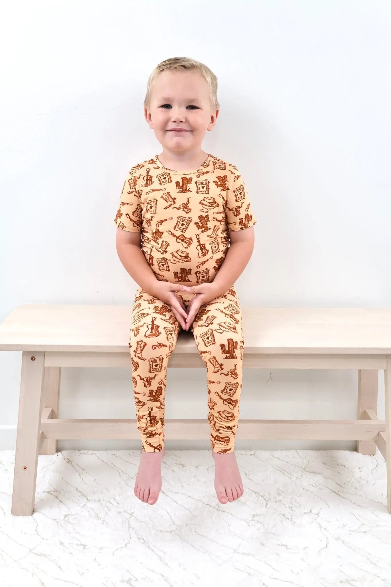 Short Sleeve Pajama Set - Minikin Mischief Clothing Co.