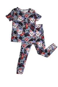 Short Sleeve Pajama Set - Minikin Mischief Clothing Co.