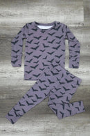 Long Sleeve Two Piece Pajamas - Minikin Mischief Clothing Co.
