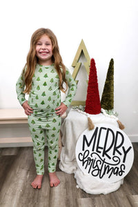 Long Sleeve Two Piece Pajamas - Minikin Mischief Clothing Co.