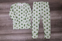 Long Sleeve Two Piece Pajamas - Minikin Mischief Clothing Co.