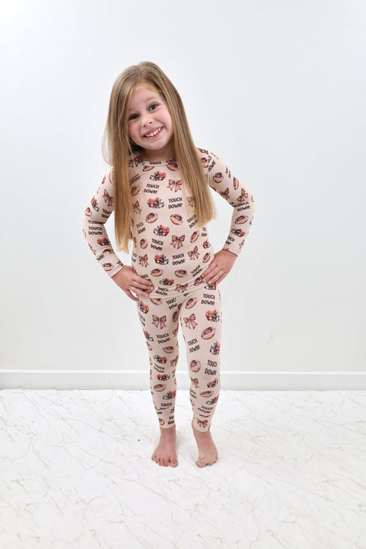 Long Sleeve Two Piece Pajamas - Minikin Mischief Clothing Co.