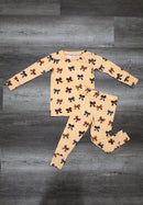 Long Sleeve Two Piece Pajamas - Minikin Mischief Clothing Co.