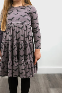 Long Sleeve Twirl Dress & Legging Set - Minikin Mischief Clothing Co.