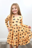 Long Sleeve Twirl Dress & Legging Set - Minikin Mischief Clothing Co.