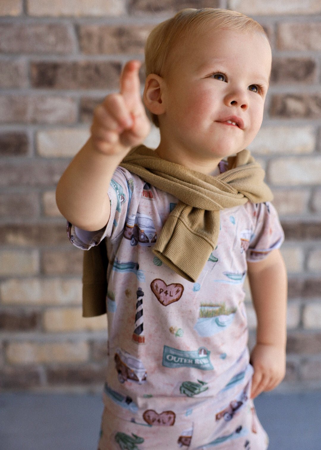 Bamboo Shortie Set | Outer Banks - Minikin Mischief Clothing Co.