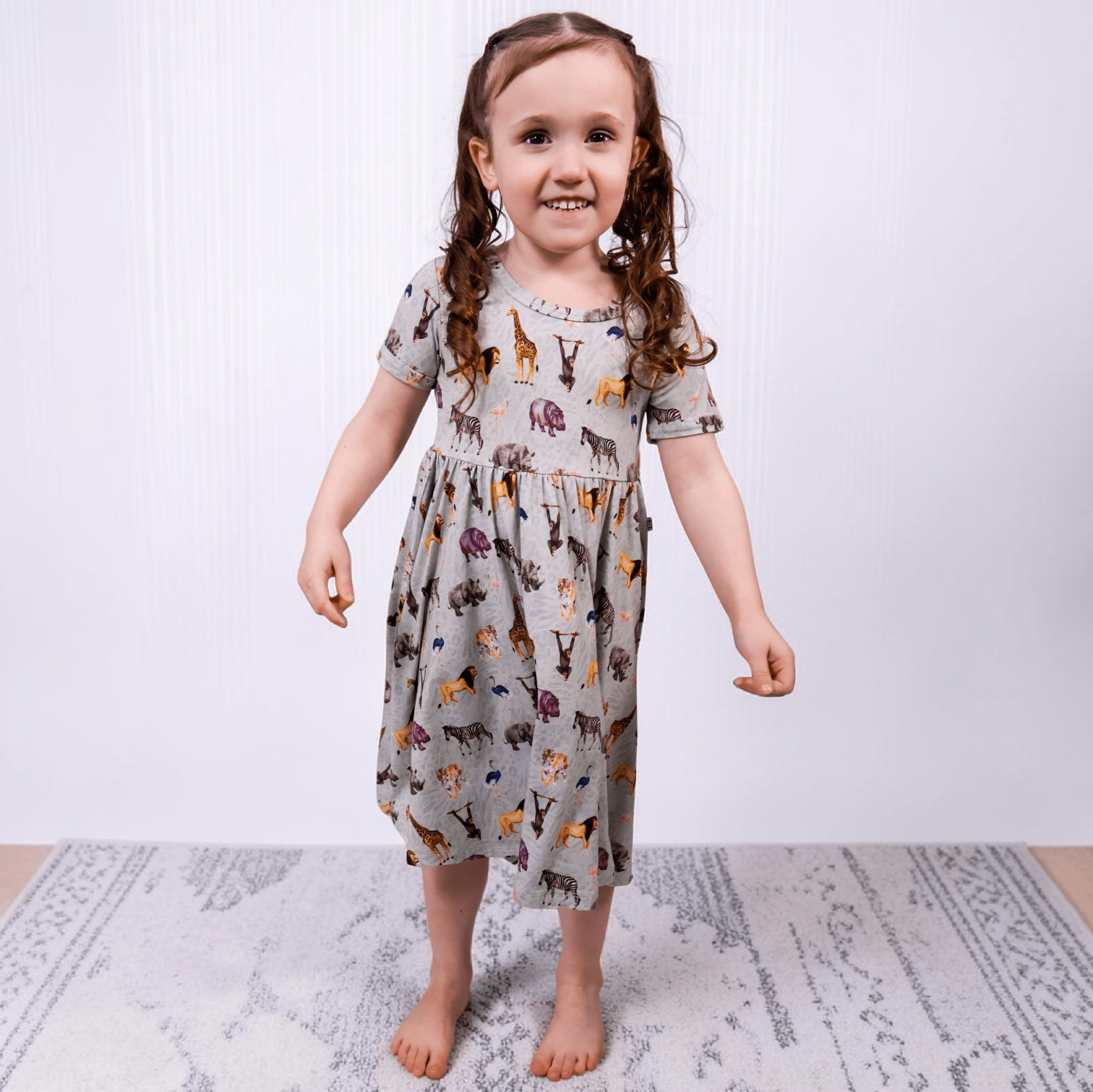 Short Sleeve Dress & Short Set - Minikin Mischief Clothing Co.