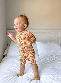 Short Sleeve Shortie Romper - Minikin Mischief Clothing Co.