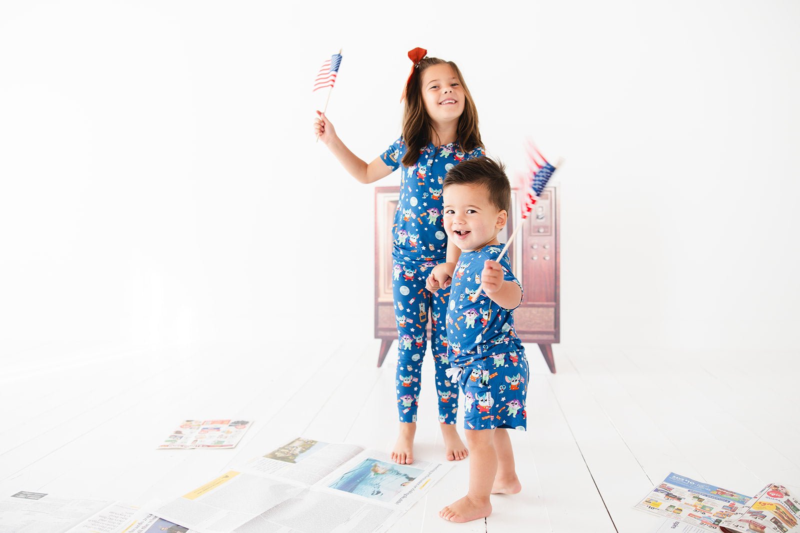 Bamboo Shortie Set | Chip Chilla™ - Minikin Mischief Clothing Co.