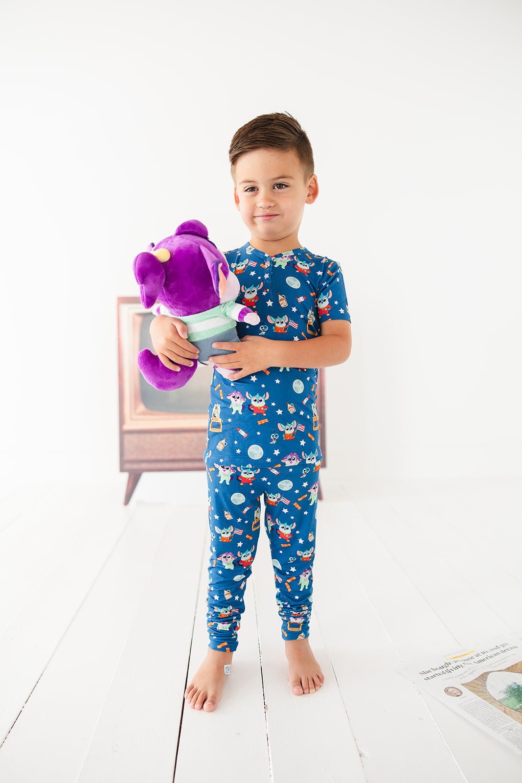 Bamboo Pajama Set | Chip Chilla™ - Minikin Mischief Clothing Co.