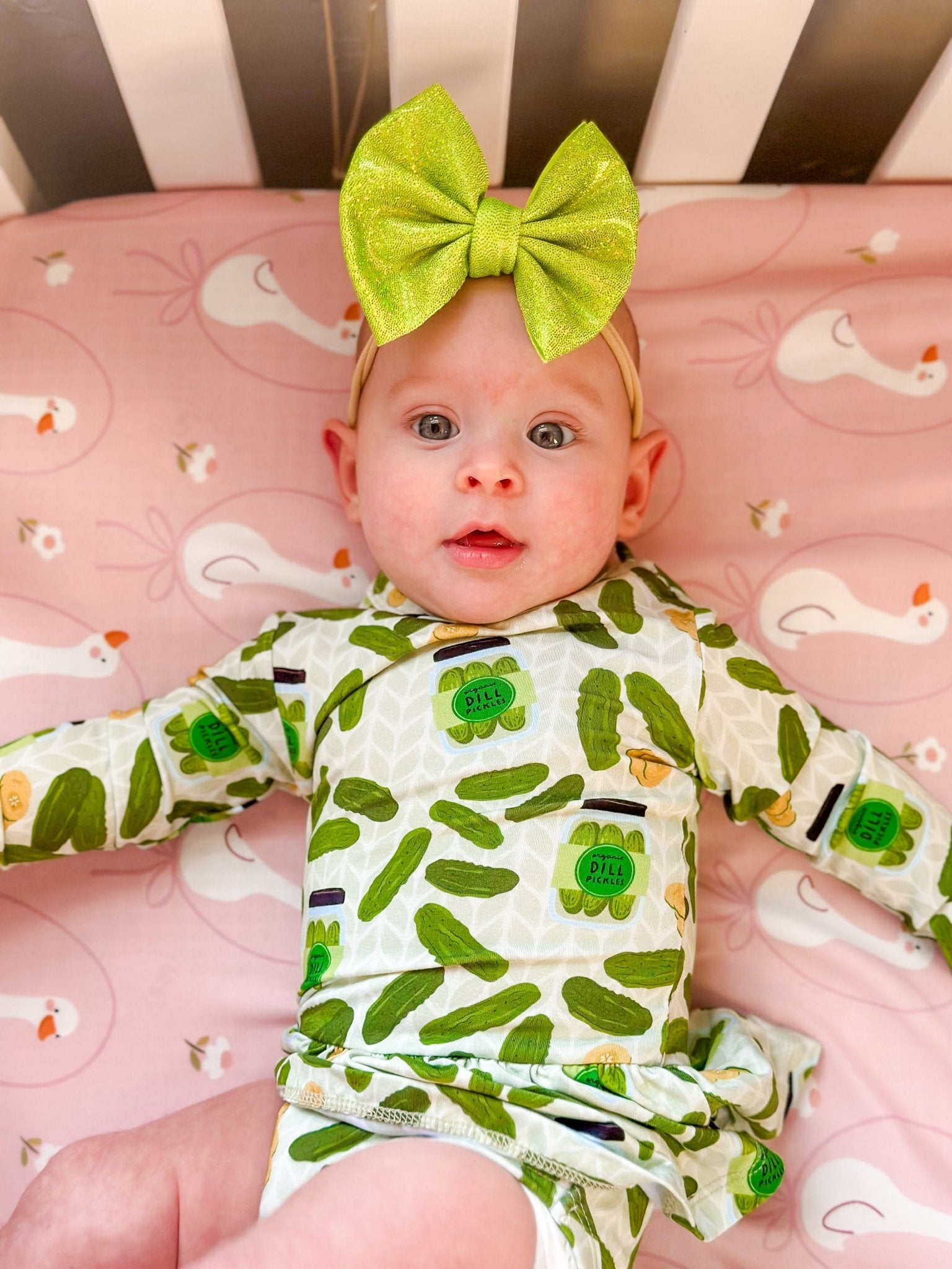 Long Sleeve Bamboo Bodysuit Twirl - Minikin Mischief Clothing Co.