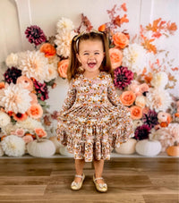 Long Sleeve Twirl Dress & Short Set - Minikin Mischief Clothing Co.