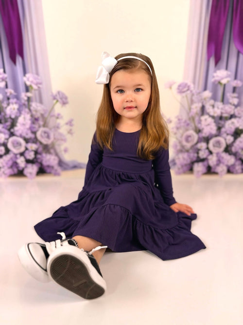 Long Sleeve Twirl Dress & Short Set - Minikin Mischief Clothing Co.