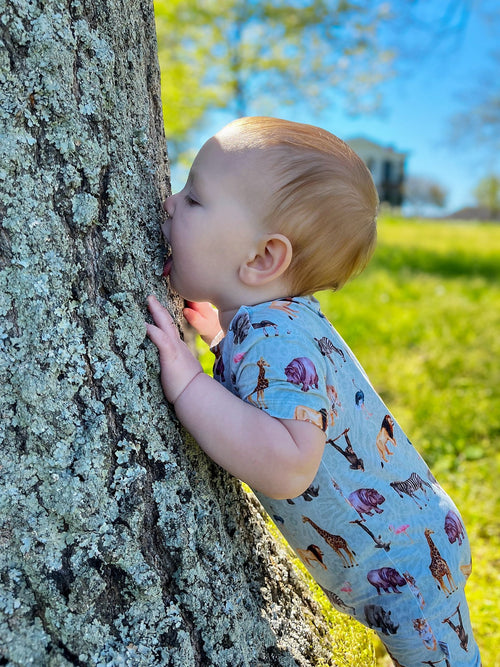 Short Sleeve Shortie Romper - Minikin Mischief Clothing Co.