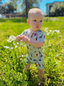 Short Sleeve Shortie Romper - Minikin Mischief Clothing Co.