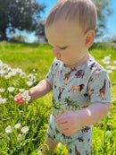 Short Sleeve Shortie Romper - Minikin Mischief Clothing Co.