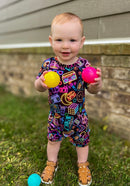 Short Sleeve Shortie Romper - Minikin Mischief Clothing Co.