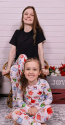 Long Sleeve Two Piece Pajamas - Minikin Mischief Clothing Co.