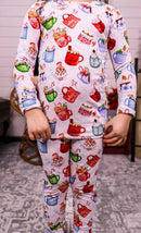 Long Sleeve Two Piece Pajamas - Minikin Mischief Clothing Co.