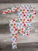 Long Sleeve Two Piece Pajamas - Minikin Mischief Clothing Co.