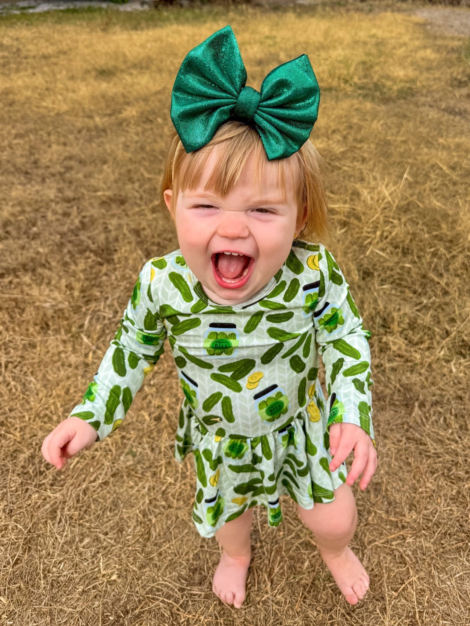 Long Sleeve Bamboo Bodysuit Twirl - Minikin Mischief Clothing Co.