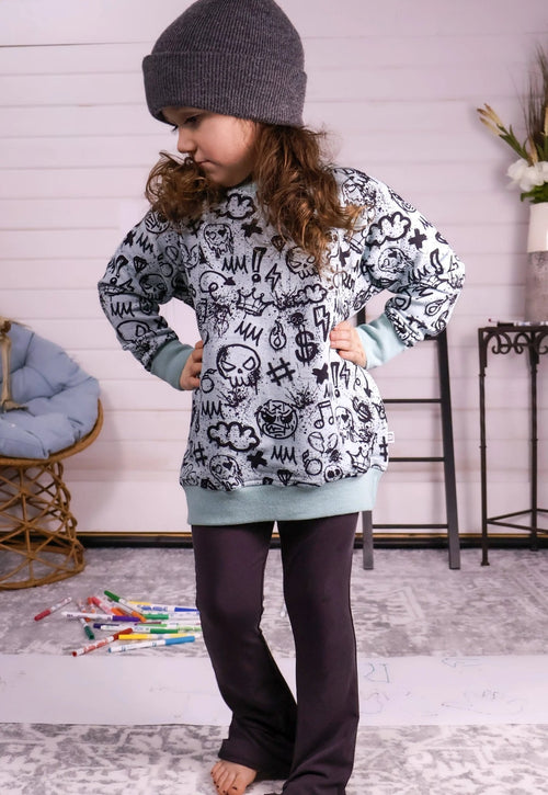 Bamboo Crewneck Sweatshirt - Minikin Mischief Clothing Co.